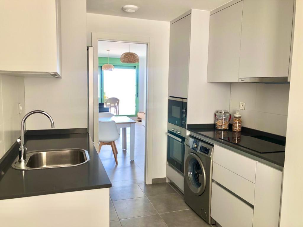 Apartamento en Mojácar en 1° línea de playa Exterior foto