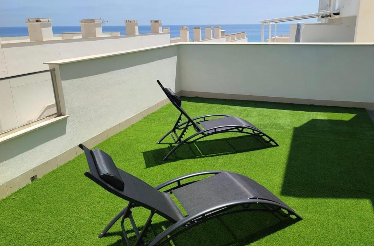 Apartamento en Mojácar en 1° línea de playa Exterior foto